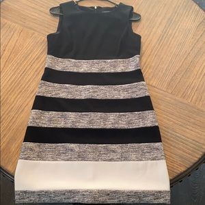 Black and white office appropriate dress
